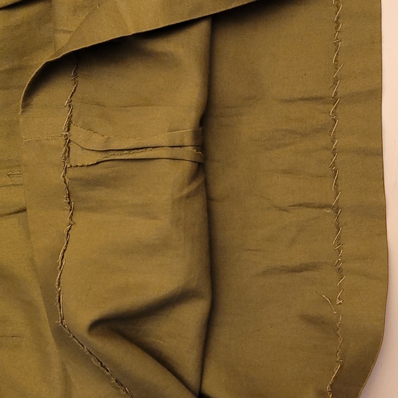 Vintage 1970s Handmade Olive Green Dress(no tags) - Picture 10 of 11